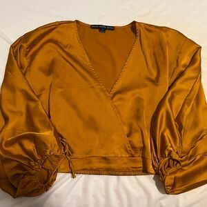 Satin crop top